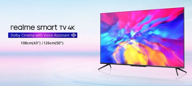 Представлены умные телевизоры Realme размером 43 и 50 дюймов