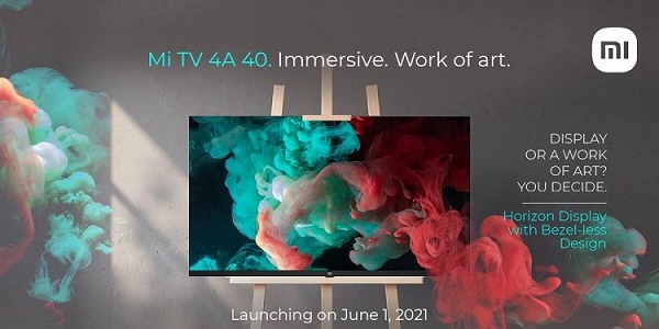 Xiaomi представит доступный телевизор Mi TV 4A 40 Horizon в первый день июня