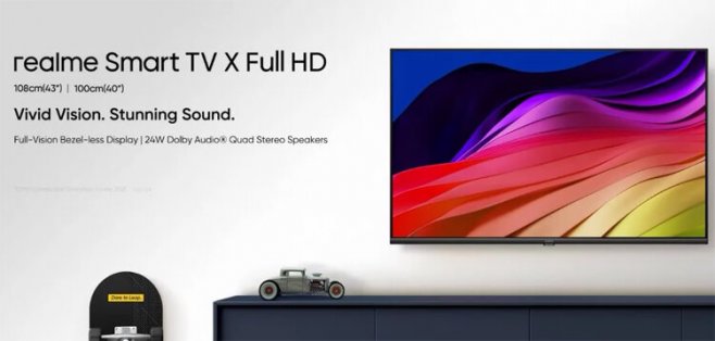Realme скоро представит доступный телевизор Smart TV X Full HD