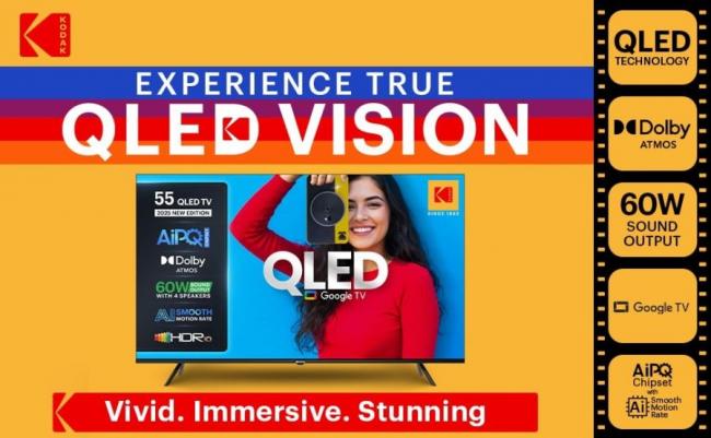 Kodak презентовала бюджетные QLED-телевизоры на Google TV