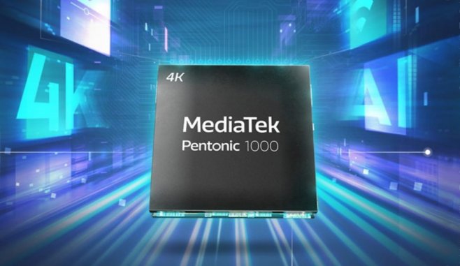 MediaTek начинает производство процессора Pentonic 1000 для телевизоров с поддержкой 4K 120 Гц