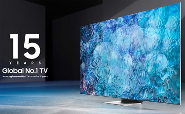 Samsung 15-й год подряд становится лидером на мировом рынке телевизоров
