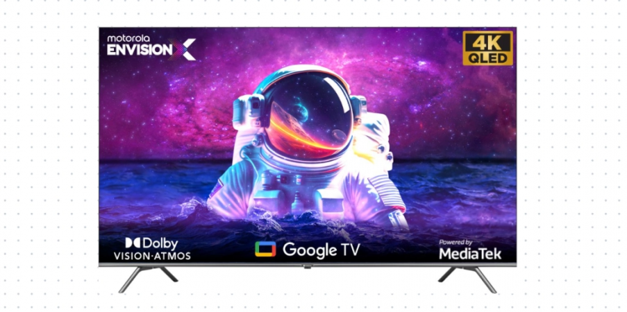 Представлены большие и доступные телевизоры Motorola EnvisionX 4K QLED TV