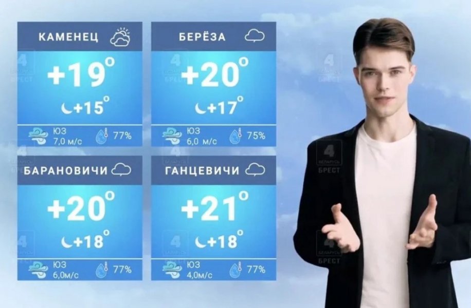 В Беларуси на региональном телеканале появился ИИ-ведущий