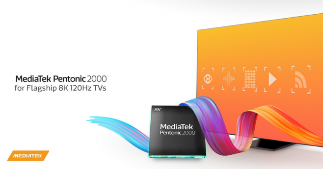 MediaTek анонсировала флагманский чипсет Pentonic 2000 для «умных» ТВ