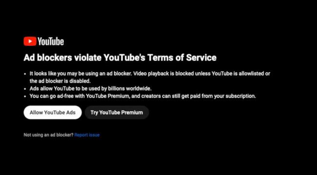 YouTube начал блокировать видео пользователям блокировщиков рекламы по всему миру
