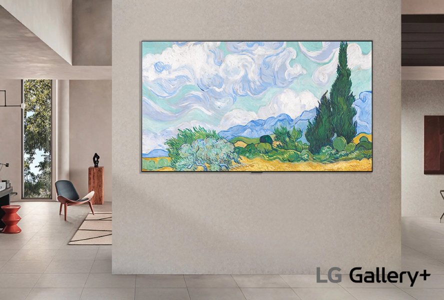 LG запустила сервис Gallery+: телевизор как картина