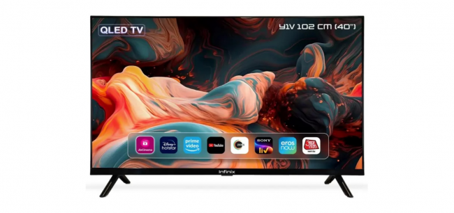 Infinix выпустила недорогой смарт-телевизор с QLED-экраном и Linux